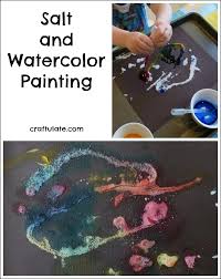 Salt And Watercolor Painting Craftulate