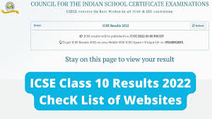 icse cl 10 results 2022 announced