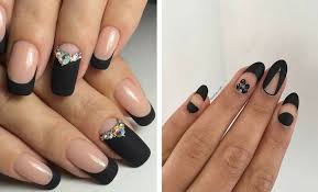 45 edgy black nails and designs you ll