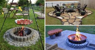 Backyard Patio With Fire Pit Ideas For
