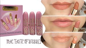 mac taste of bubbly mini lipstick kit