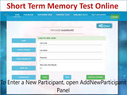 It means that when new information enters, it displaces some older information. Ppt Short Term Memory Test Online Powerpoint Presentation Free Download Id 7721496