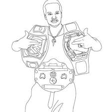 Wwe ryback coloring page from wwe category. Printable Wwe Coloring Pages Coloringme Com