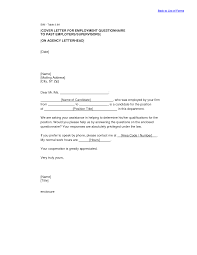 Example Employment Cover Letter 2 Examples Template Samples Of Lett