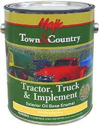 majic paint tractor and implement