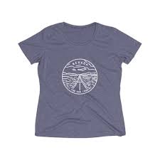 Nevada Womens Moisture Wicking Shirt Nevada State Design Heather Base Layer Sweat Wicking