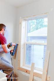 Those with larger homes or more trim to replace may wish to budget closer to $1,000 to be on the safe side. How To Install Window Trim Simple Craftsman Window Trim
