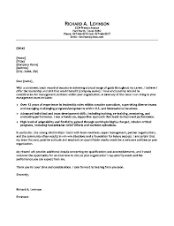 Department Manager Cover Letter Cover Letter For Resume