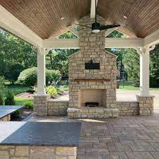 Outdoor Fireplace And Fire Pit Design