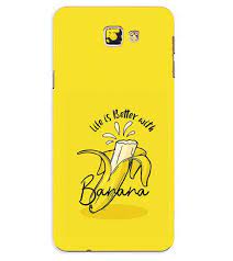 It looks stylish in a metal case, weighs 143 grams and measures 142.8 x 69.5 x 8.1mm. Samsung Galaxy J5 Prime Buy Printed Stylish Cover Online In India Life Is Better With Banana Yubingo Yubingo Com