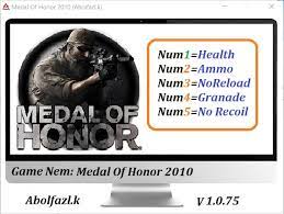 medal of honor 2010 v1 0 75 trainer 5