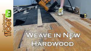 weave new hardwood into old large