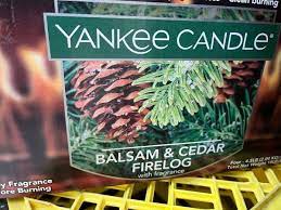 Box Yankee Candle Balsam Cedar Fire