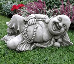 Reclining Buddha Garden Ornament Bd16
