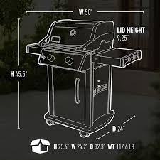 weber spirit e 210 2 burner propane gas