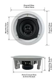 acoustic audio r191 flush mount in