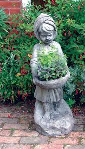 Swain Girl Stone Statue Garden Statue