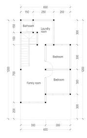 4 Bedroom House Plan On 6m X 12m