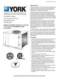 york h5ce090 technical manual pdf