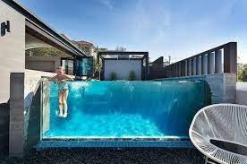 Indoor Glass Wall Swimming Pool