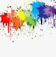 Simple Color Splash Pigment Png Images