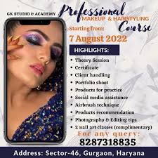 makeup artist course in gurgaon gk