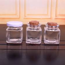 50ml square honey jam glass jar with