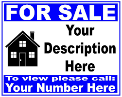 Check out our house for sale sign selection for the very best in unique or custom, handmade pieces from our banners & signs shops. 2 X Personalised House For Sale Board Signs Strong 4 Mm Correx Boards Choice Of Colours Blue Buy Online In Bermuda At Bermuda Desertcart Com Productid 188077799