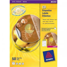 Avery L6043 Transparent Classic Size Cd Labels Pack 200 L6043 100