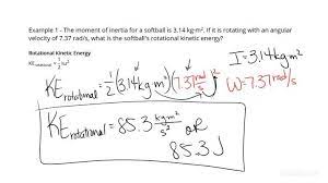 Calculate The Rotational Kinetic Energy