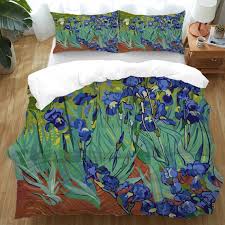 Fl Duvet Cover Bedding Set Van Gogh