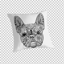 They are excellent watchdogs but aren't known to be big barkers. Mandala French Bulldog Coloring Book Painting Png Clipart Art Black Black And White Bulldog Canvas Print