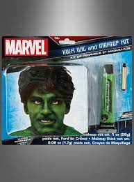 hulk wig and makeup kit for hulk costume