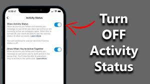 turn off active status on insram