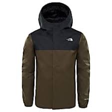 The North Face Boys Resolve Reflective Jacket New Taupe