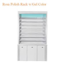 rosa polish rack w gel color cabinet w