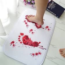 doormat blood carpet bathroom bath mat
