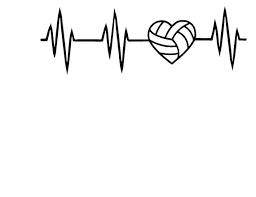 Image result for volleyball heart