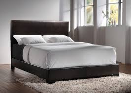 conner full upholstered panel bed dark