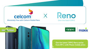 Find out about free calls, sms, contract, internet data, device price and monthly fee for different plans. Get The Oppo Reno 10x Zoom Through Celcom And Maxis Stuff