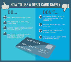 You can transfer money from a credit card to a debit card if you have a credit card that permits this. Practice Safe Spending How To Use Your Debit Card Safely