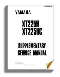 1 answer need a online wiring diagram for a 2003 yamaha 225 ttr dirt bike. Yamaha Xt225 Service Manual