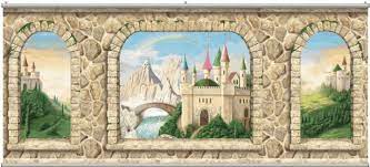 Castle Stone Wall Wall Mural Minute