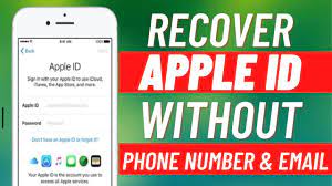 free apple id recover without phone