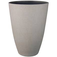 Eden 40cm Sandstone Tall Faux Planter