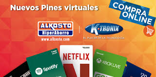 Mostrando todos los resultados 3. Pines Virtuales En Alkosto Compra Online Netflix Y Mucho Mas