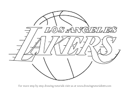 You can download in.ai,.eps,.cdr,.svg,.png formats. Learn How To Draw Los Angeles Lakers Logo Nba Step By Step Drawing Tutorials