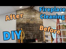Cleaning Soot Off Fireplace Stone And