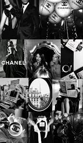 14 black collage wallpapers chanel