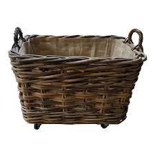 Lined Log Basket